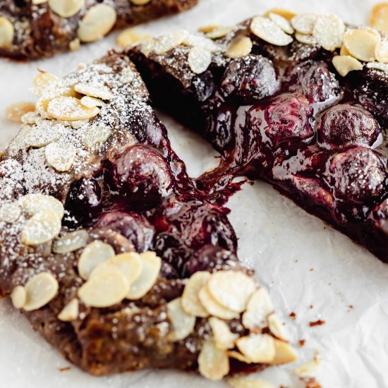 Chocolate Cherry Galette