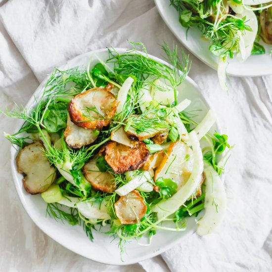 Roasted Sunchoke Salad