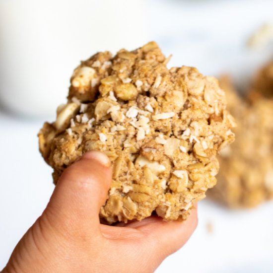 White Chocolate Oatmeal Cookies