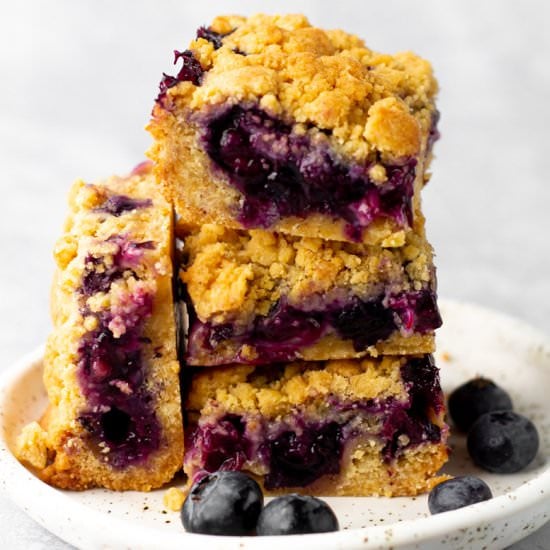 Blueberry Crumble Bars