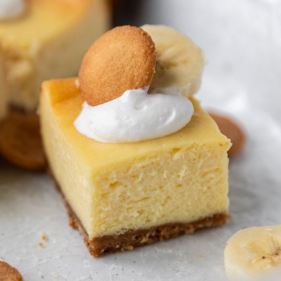 Banana Pudding Cheesecake Bars