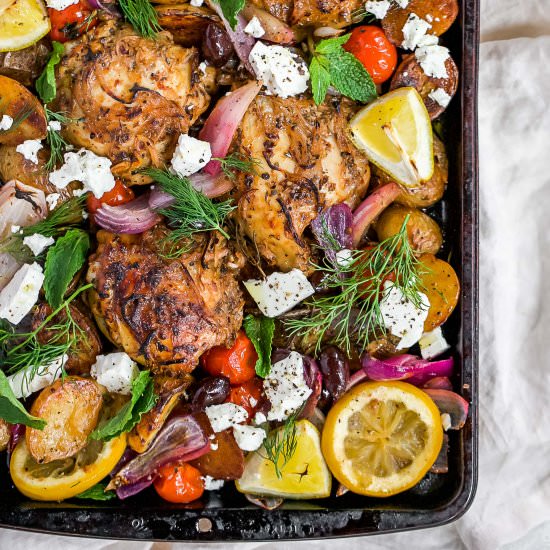 Greek Sheet Pan Chicken