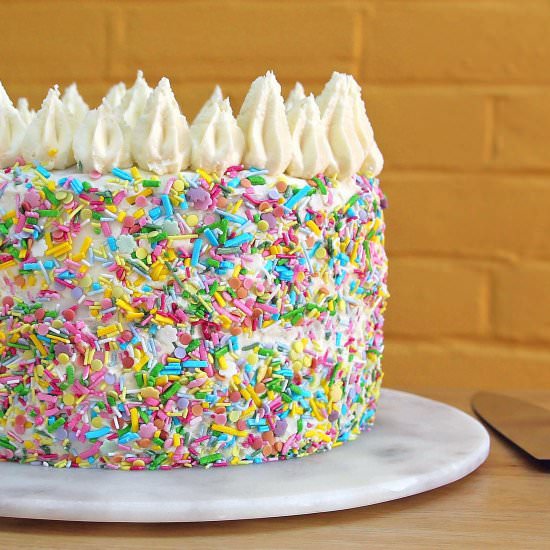 Gluten Free Funfetti Cake