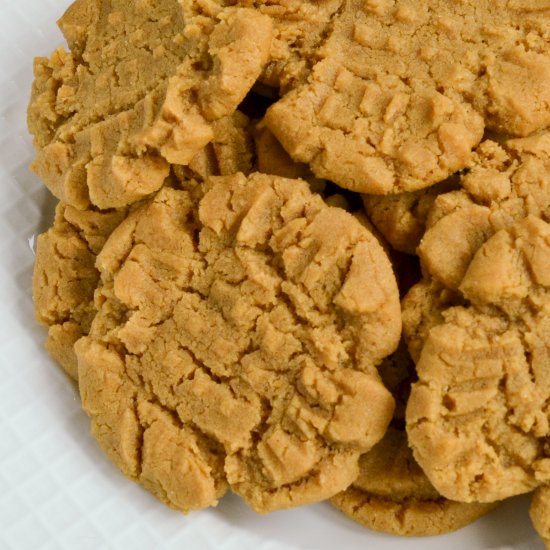 Flourless Peanut Butter Cookies