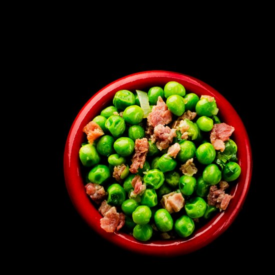 Sautéed Peas with Prosciutto