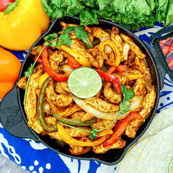 Air Fryer Chicken Fajitas