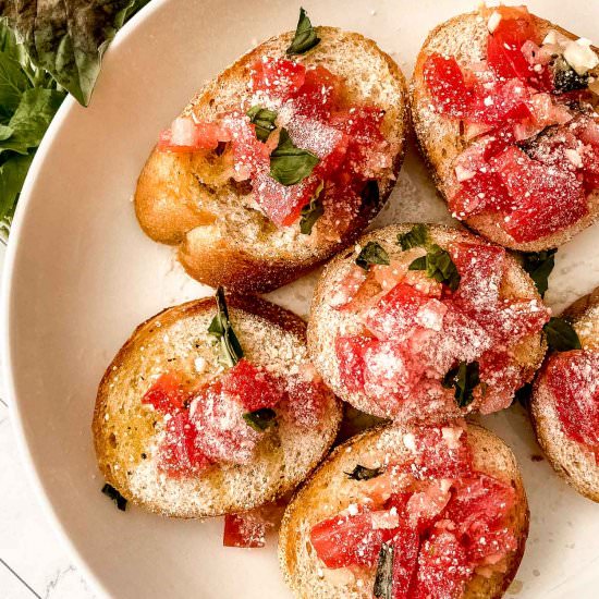 Classic Bruschetta Appetizer