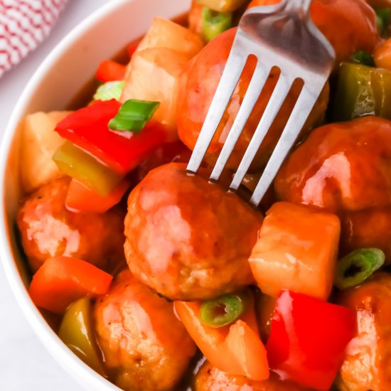 Sweet and Sour Meatballs