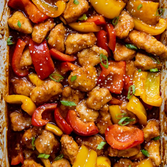 Gluten Free Sweet and Sour Chicken