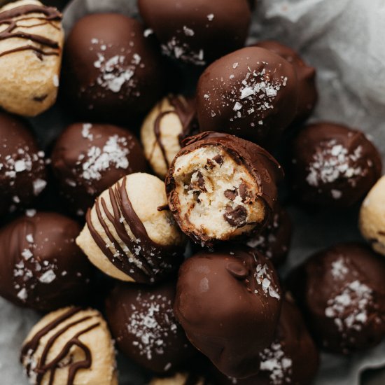 No Bake Cookie Dough Bites