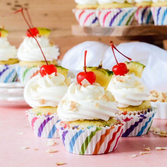 Pina Colada Cupcakes