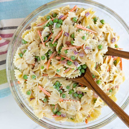 pea pasta salad