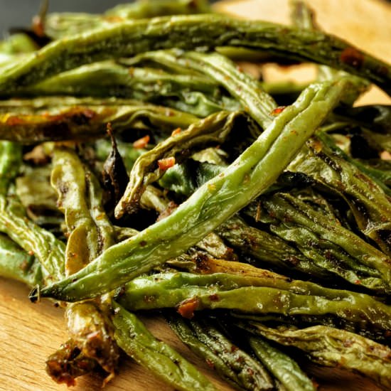 Air Fryer Green Bean Chips