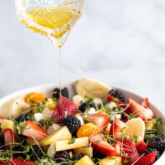 Fruit and Microgreen Salad