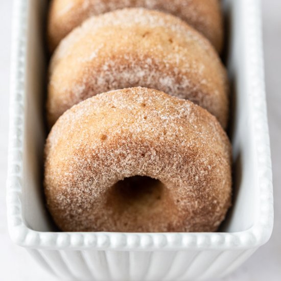 Baked Cinnamon Sugar Donuts