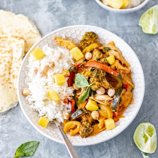 Chicken & Vegetable Coconut Curry