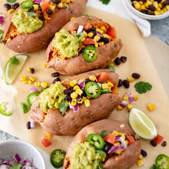 Southwestern Stuffed Sweet Potatoes