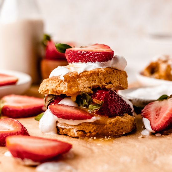 Vegan Strawberry Shortcake