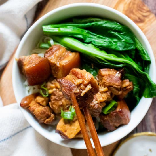 Instant Pot Braised Pork Belly