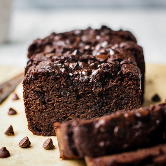 Healthy Chocolate Zucchini Bread