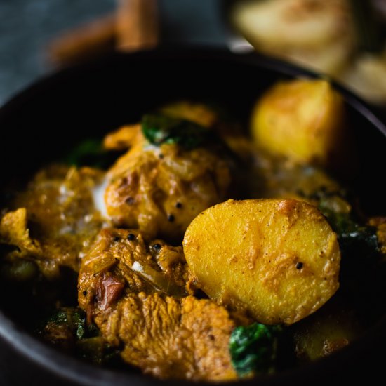 Sri Lankan Chicken and Potato Curry