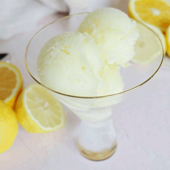 Orange Limoncello Sorbet