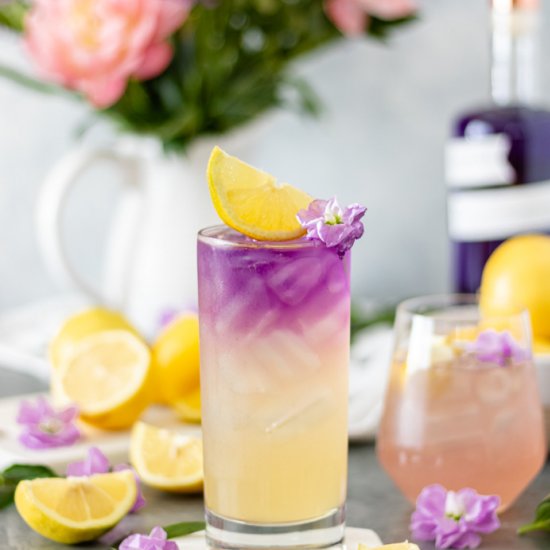 Honey Lavender Gin Lemonade