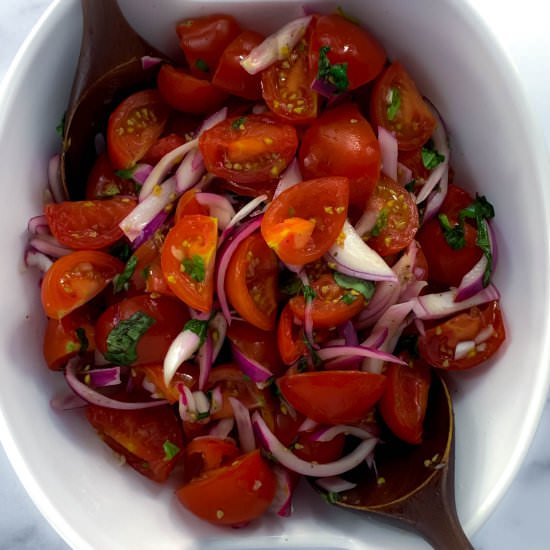 The Easiest Italian Tomato Salad