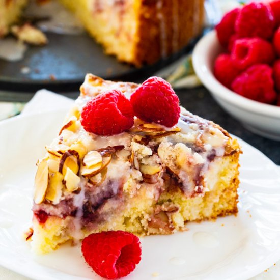 Raspberry Cream Cheese Coffee Cake