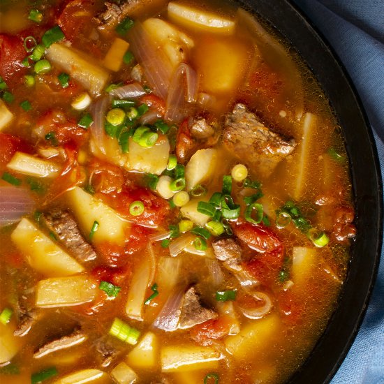 Vegetable Beef Soup {Chinese Style}