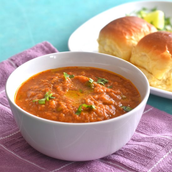 No Onion No Garlic Pav Bhaji