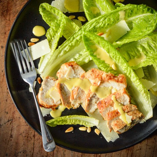 The perfect keto Caesar salad