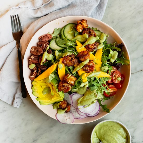 MAngo Shrimp Salad