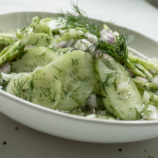 German Cucumber Salad