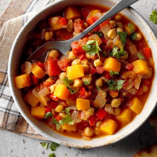 Easy Moroccan Chickpea Stew