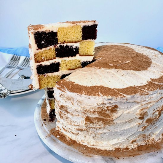 Checkerboard Cake