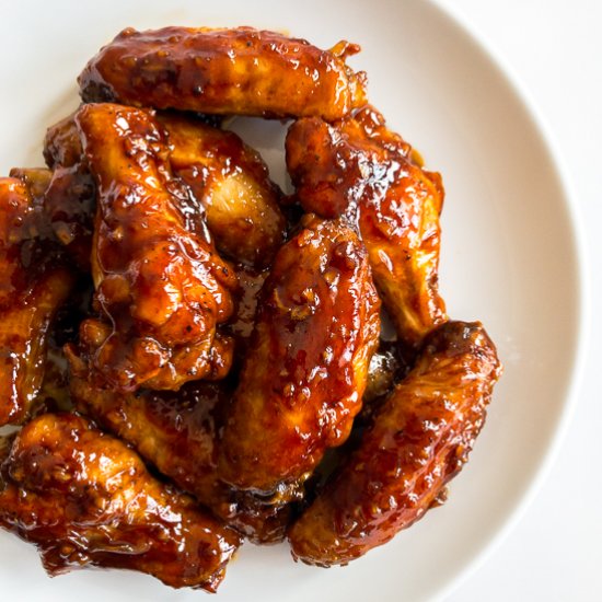 Honey Garlic Chicken Wings