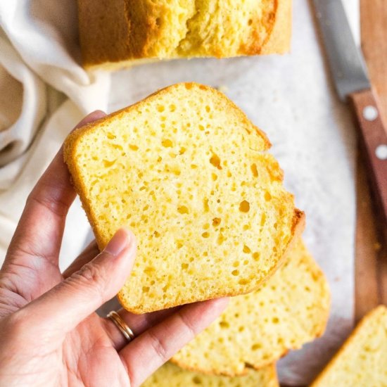 Corn Flour Bread (GF, Dairy-Free)