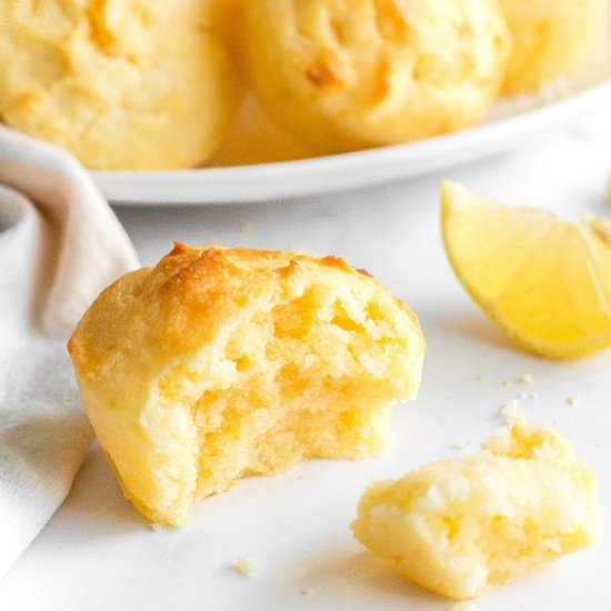 Easy Lemon Muffins (GF, Dairy-Free)