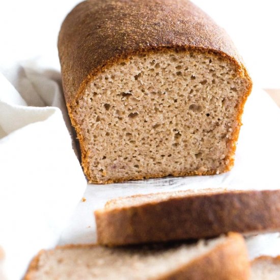 Fluffy Brown Rice Bread (GF, DF)