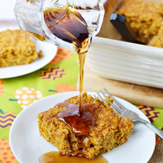 Oatmeal Pumpkin Cookie Squares