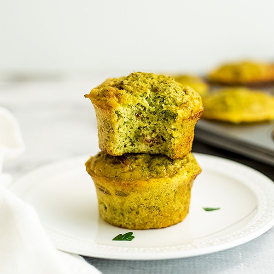 Cheesy Broccoli Egg Muffins