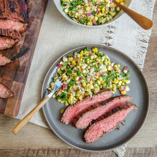 Grilled Marinaded Flank Steak