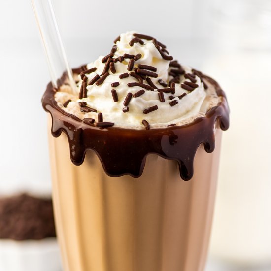 The Best Chocolate Milkshake