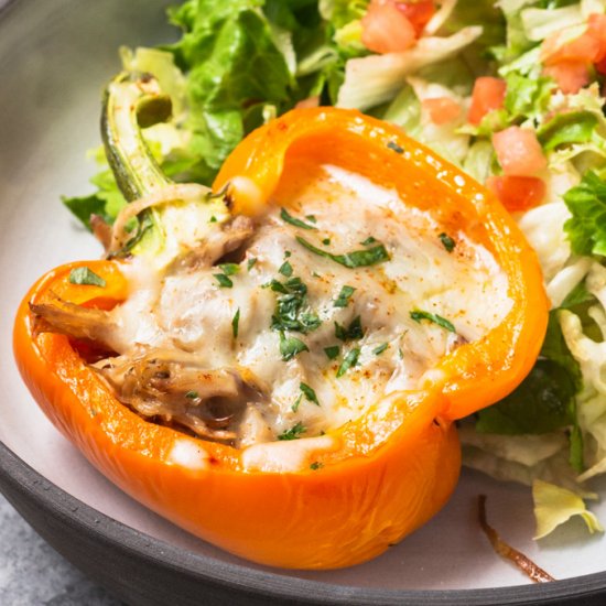 Pulled Pork Stuffed Peppers