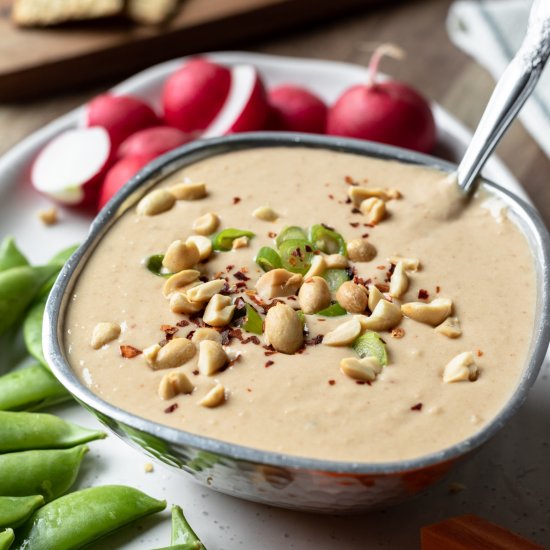 White Bean Peanut Sauce and Dip