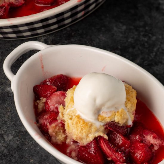 Strawberry Cobbler