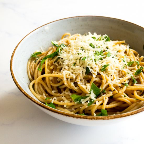 Lemon Garlic Pasta