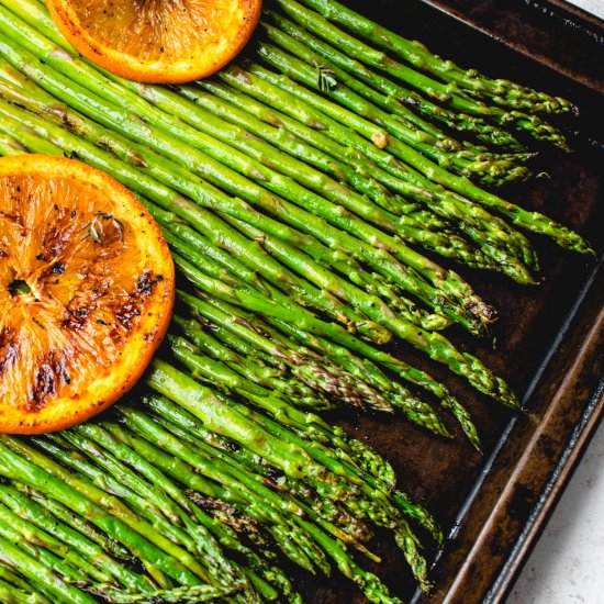 Grilled Asparagus with Orange