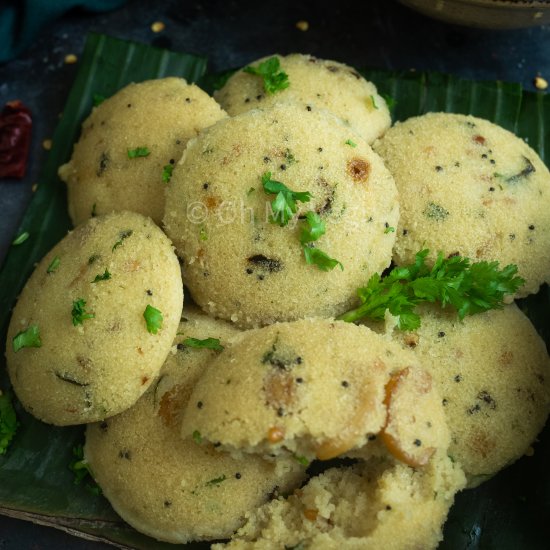 South Indian Rava Idli